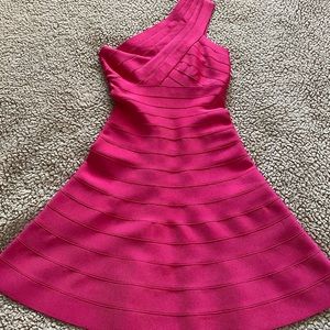 Herve Leger “Sydney” One shoulder Dress